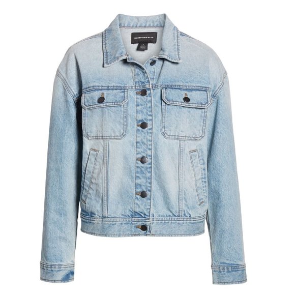 Something Navy Denim Jacket 